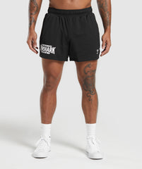 Lifting Club Mesh 5" Shorts Black