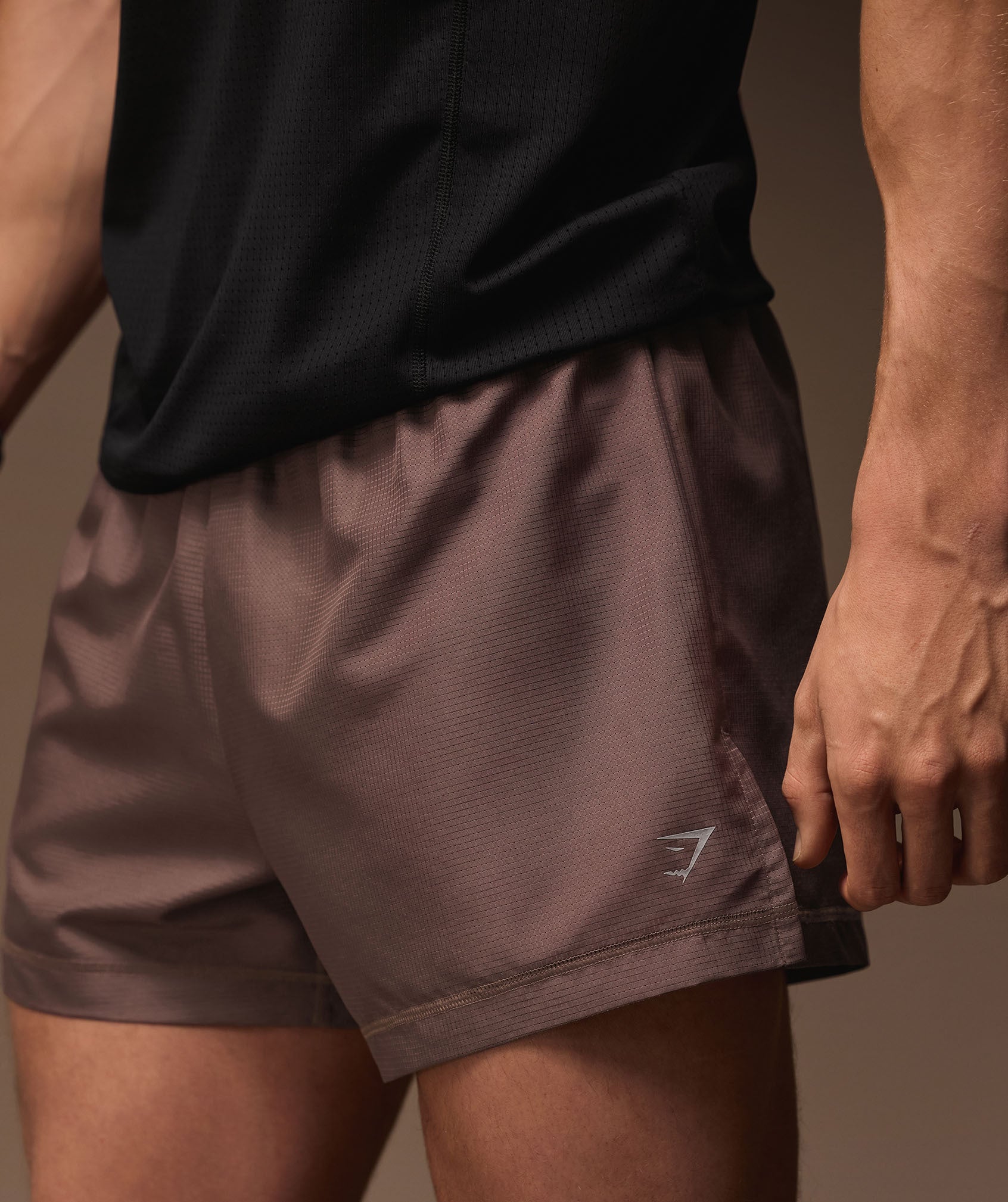 Running Shorts Steel Purple