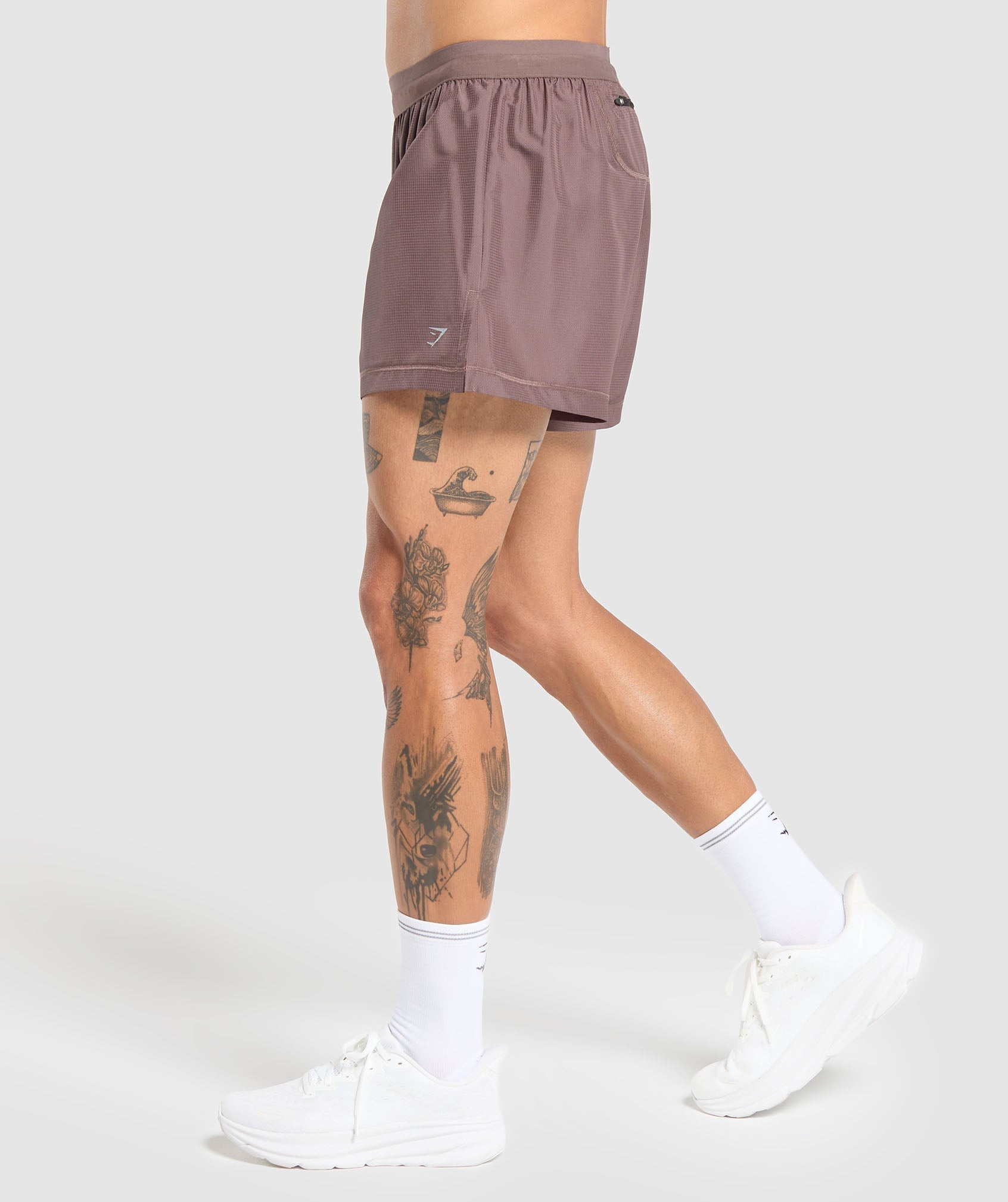 Running Shorts Steel Purple