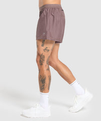 Running Shorts Steel Purple