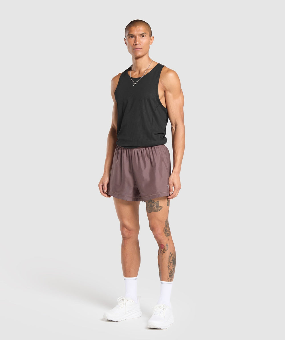 Running Shorts Steel Purple