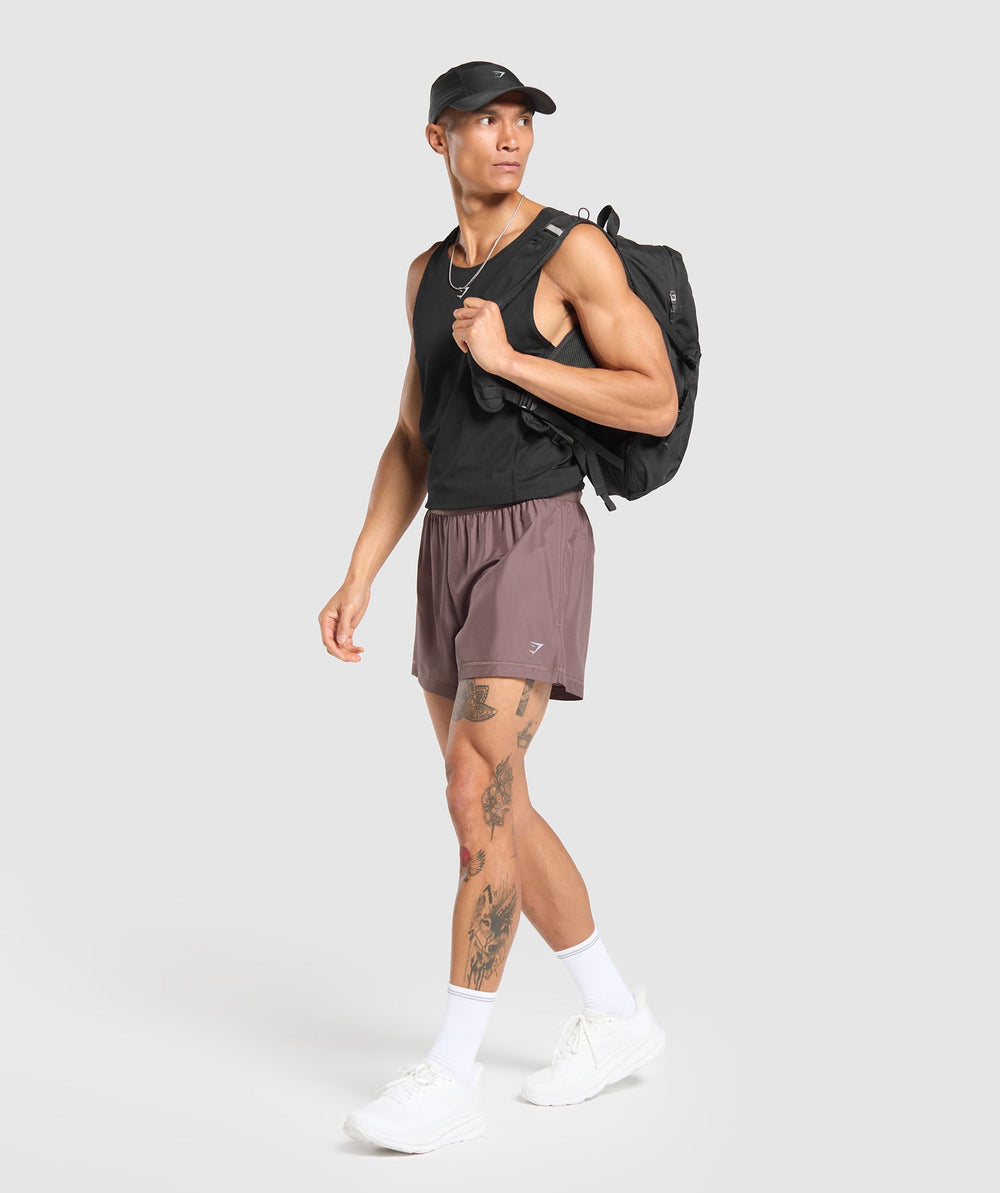 Running Shorts Steel Purple