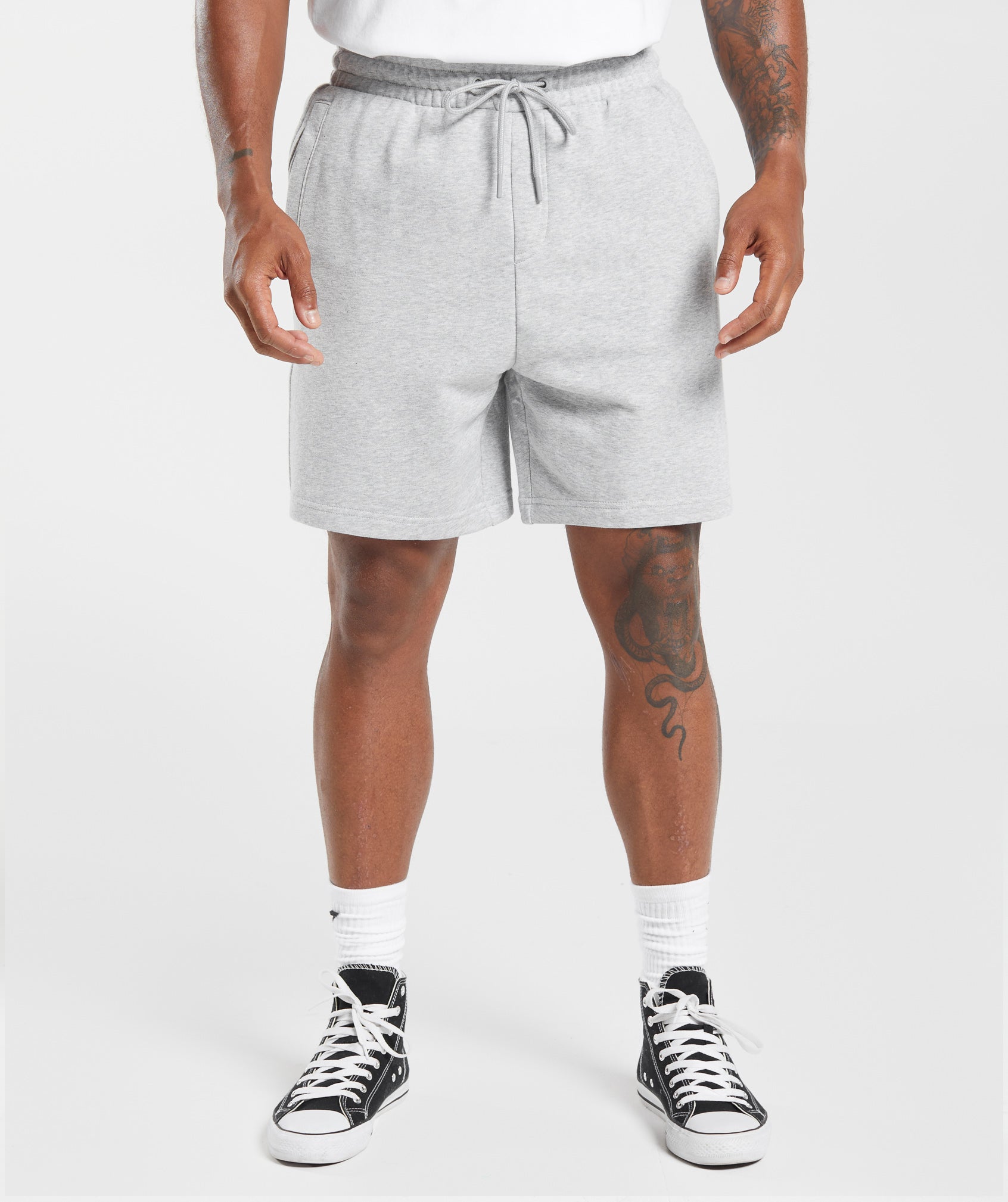 Rest Day Essentials Shorts Light Grey Core Marl