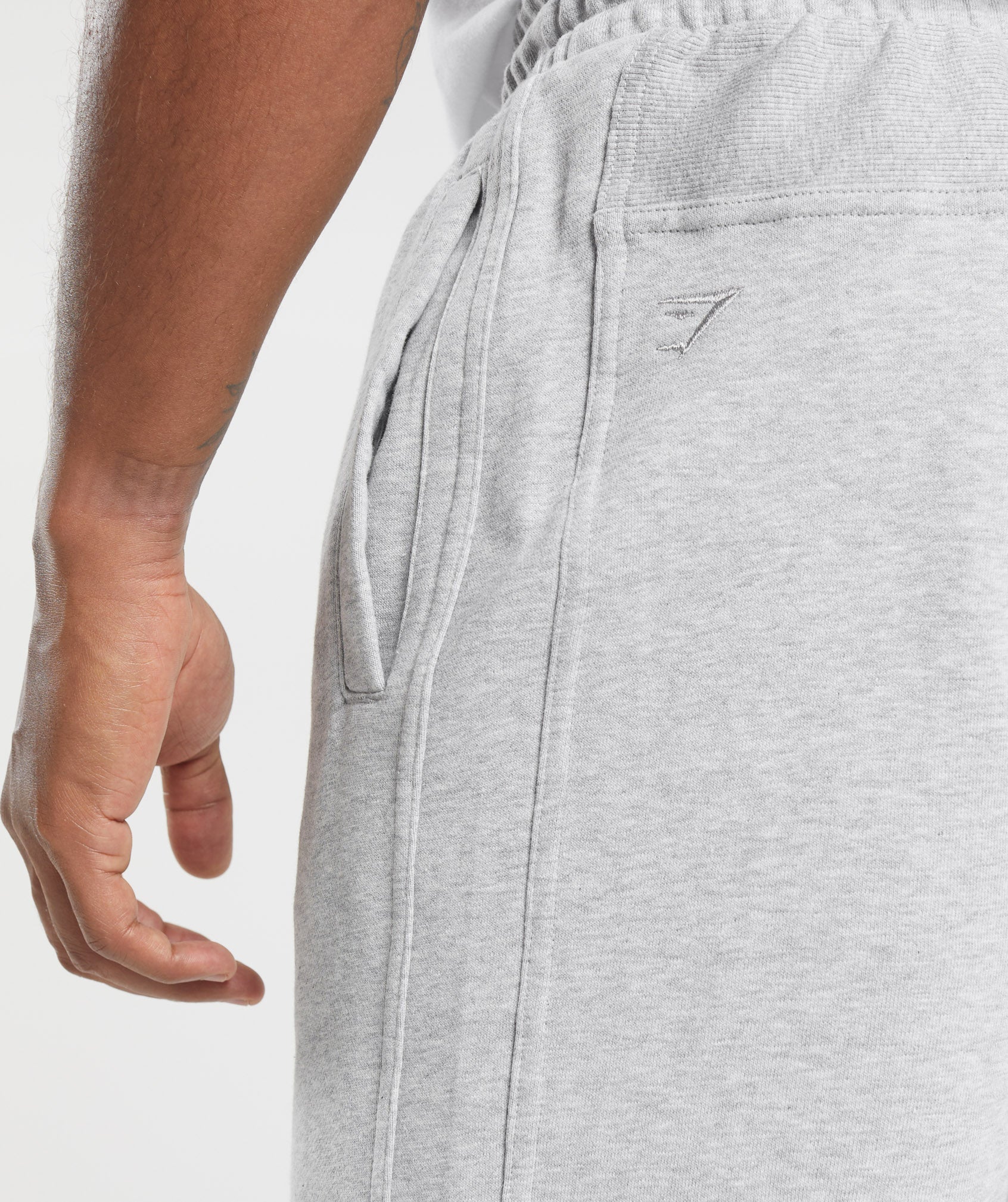 Rest Day Essentials Shorts Light Grey Core Marl