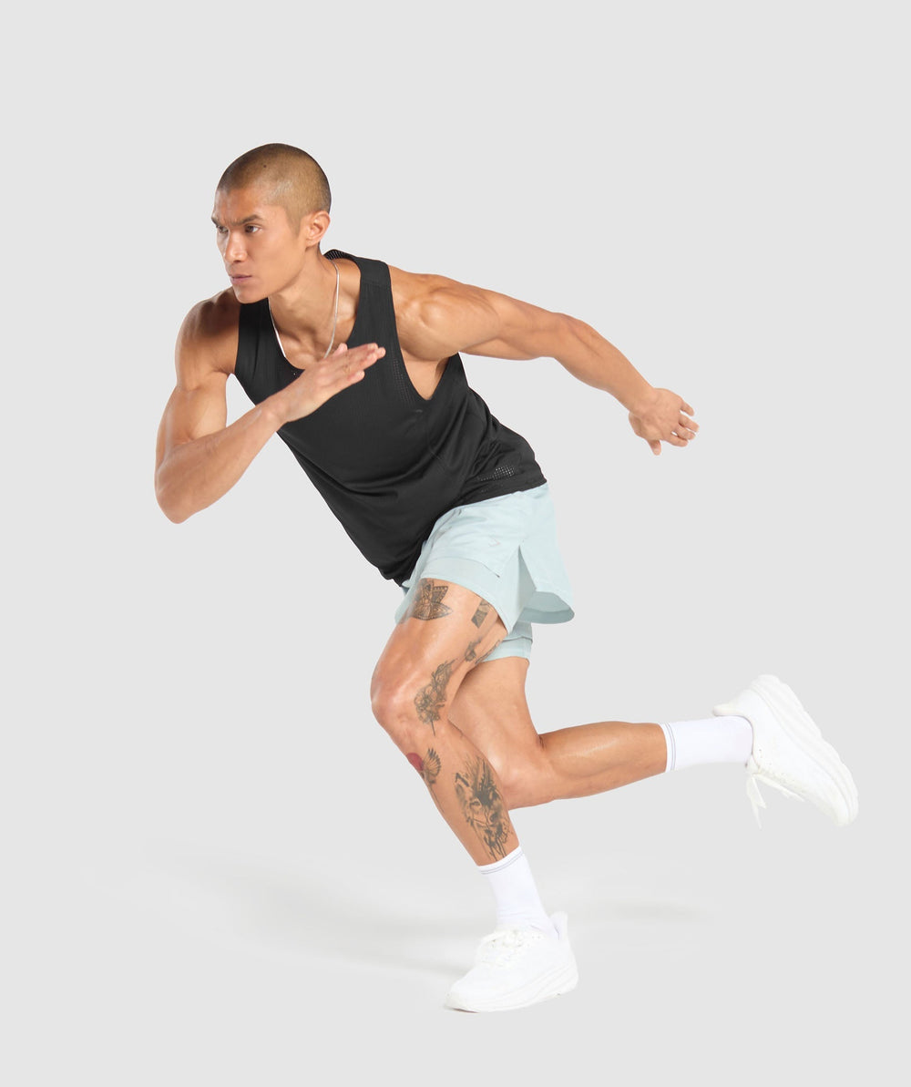 Running 2 in 1 Shorts Cool Blue