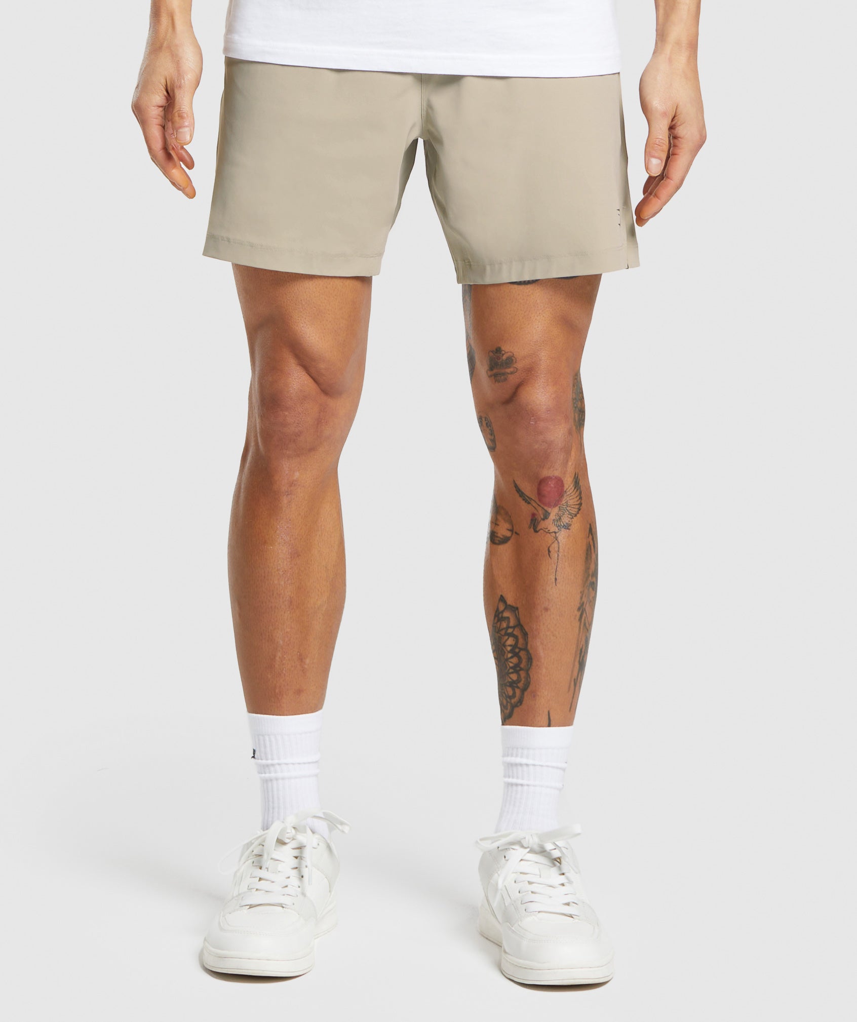 Hybrid 6" Shorts Sand Brown