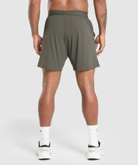 Hybrid 6" Shorts Strength Green
