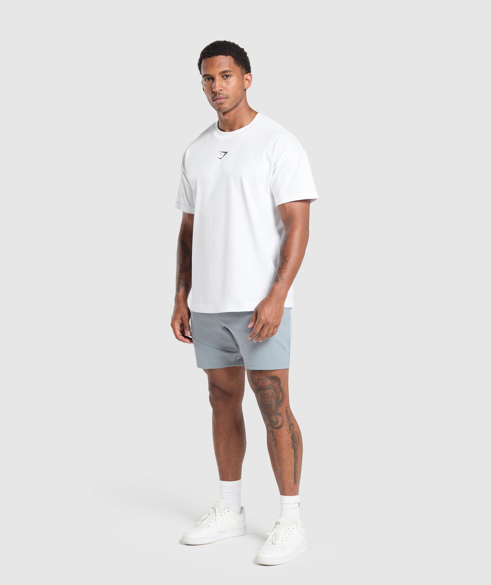Interlock Tech 6" Shorts Denim Grey