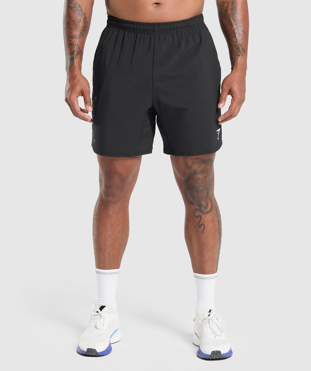 Training Department 7" Shorts Black