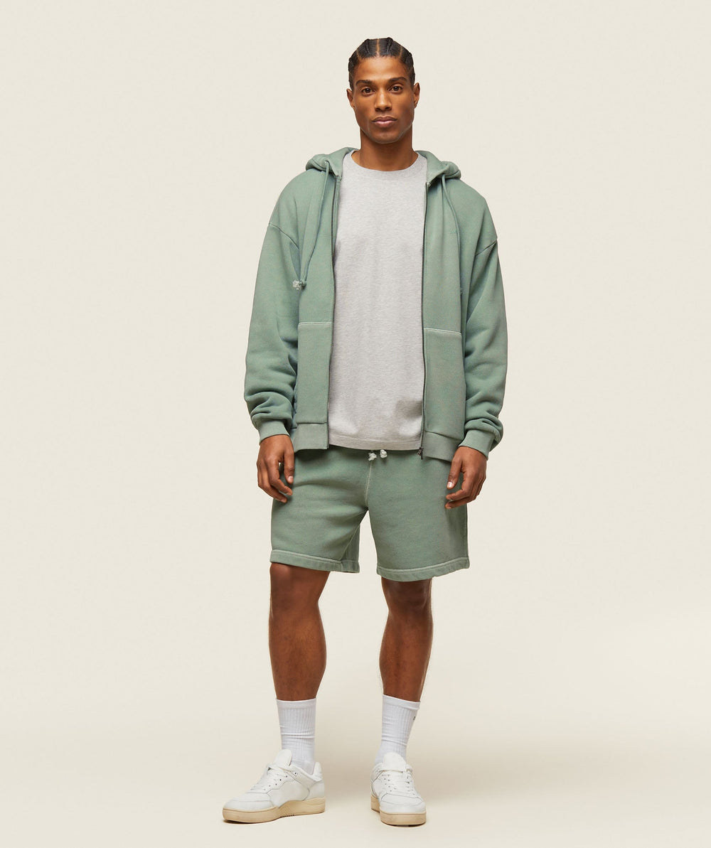 everywear Sweat Shorts Dollar Green