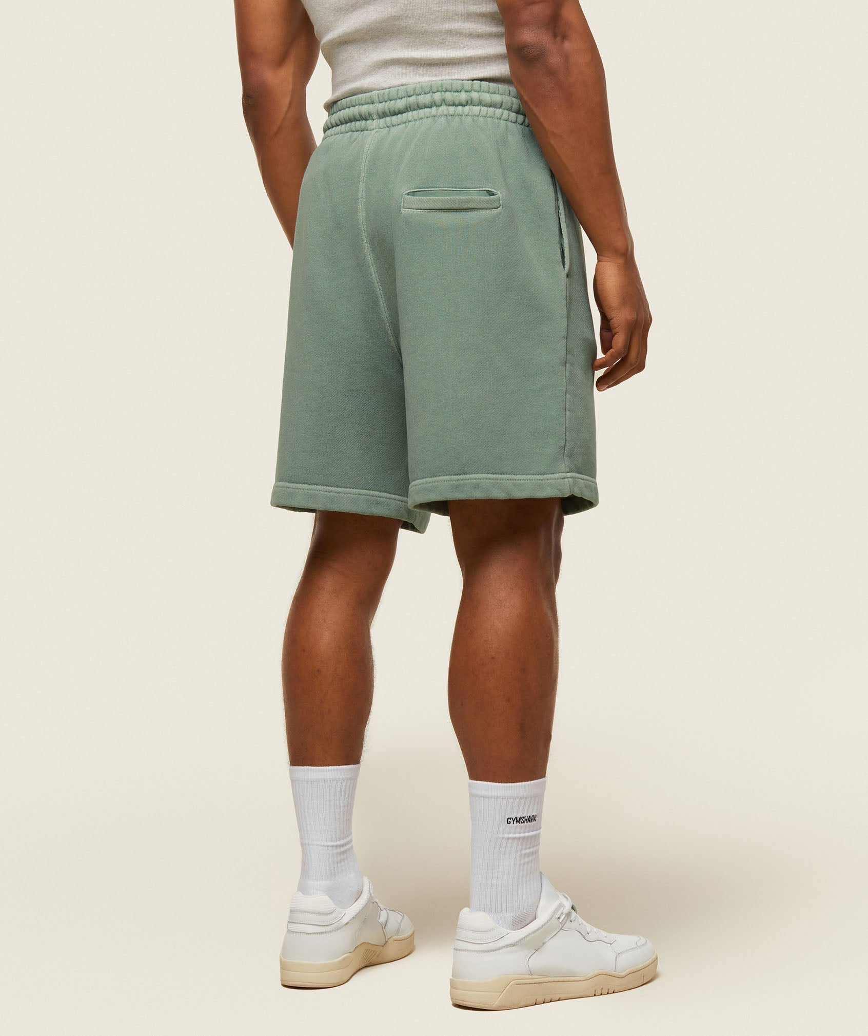 everywear Sweat Shorts Dollar Green