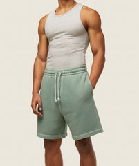 everywear Sweat Shorts Dollar Green