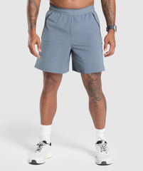 Apex 7" Hybrid Shorts Iron Blue