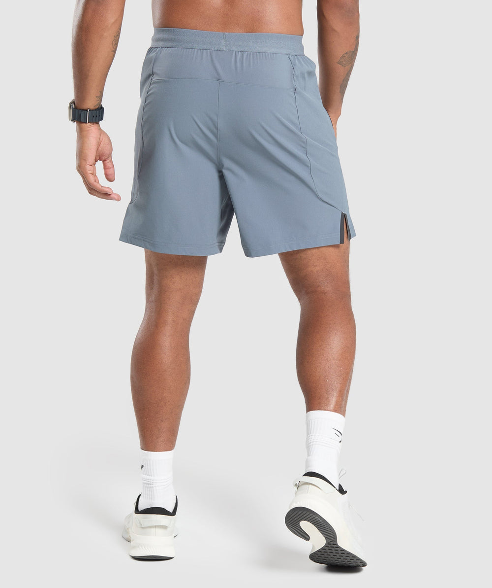 Apex 7" Hybrid Shorts Iron Blue