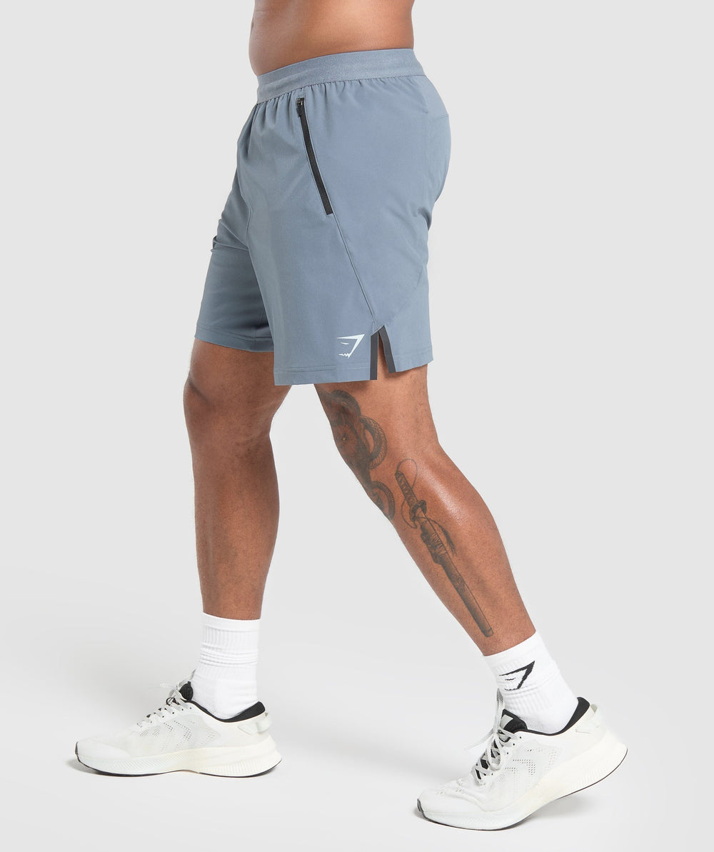 Apex 7" Hybrid Shorts Iron Blue