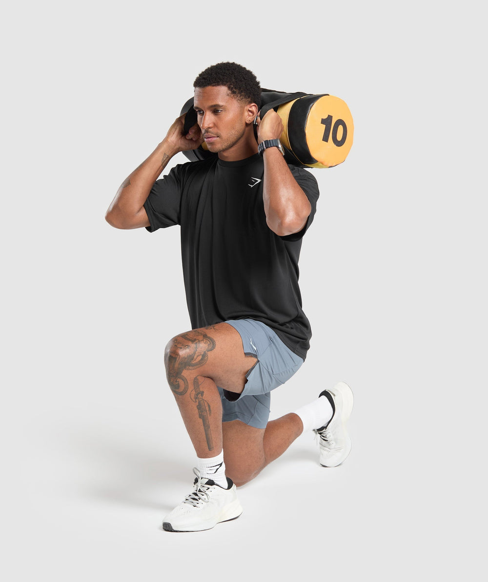 Apex 7" Hybrid Shorts Iron Blue