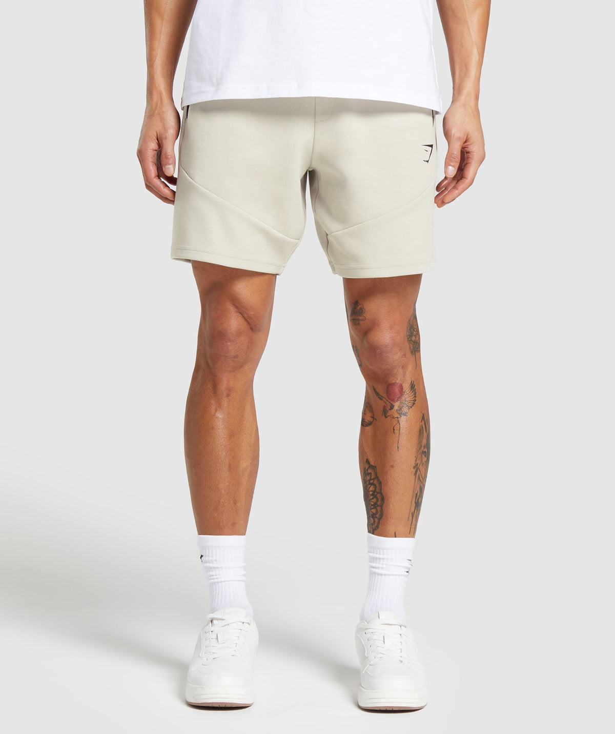 Interlock Tech 6" Shorts Pebble Grey
