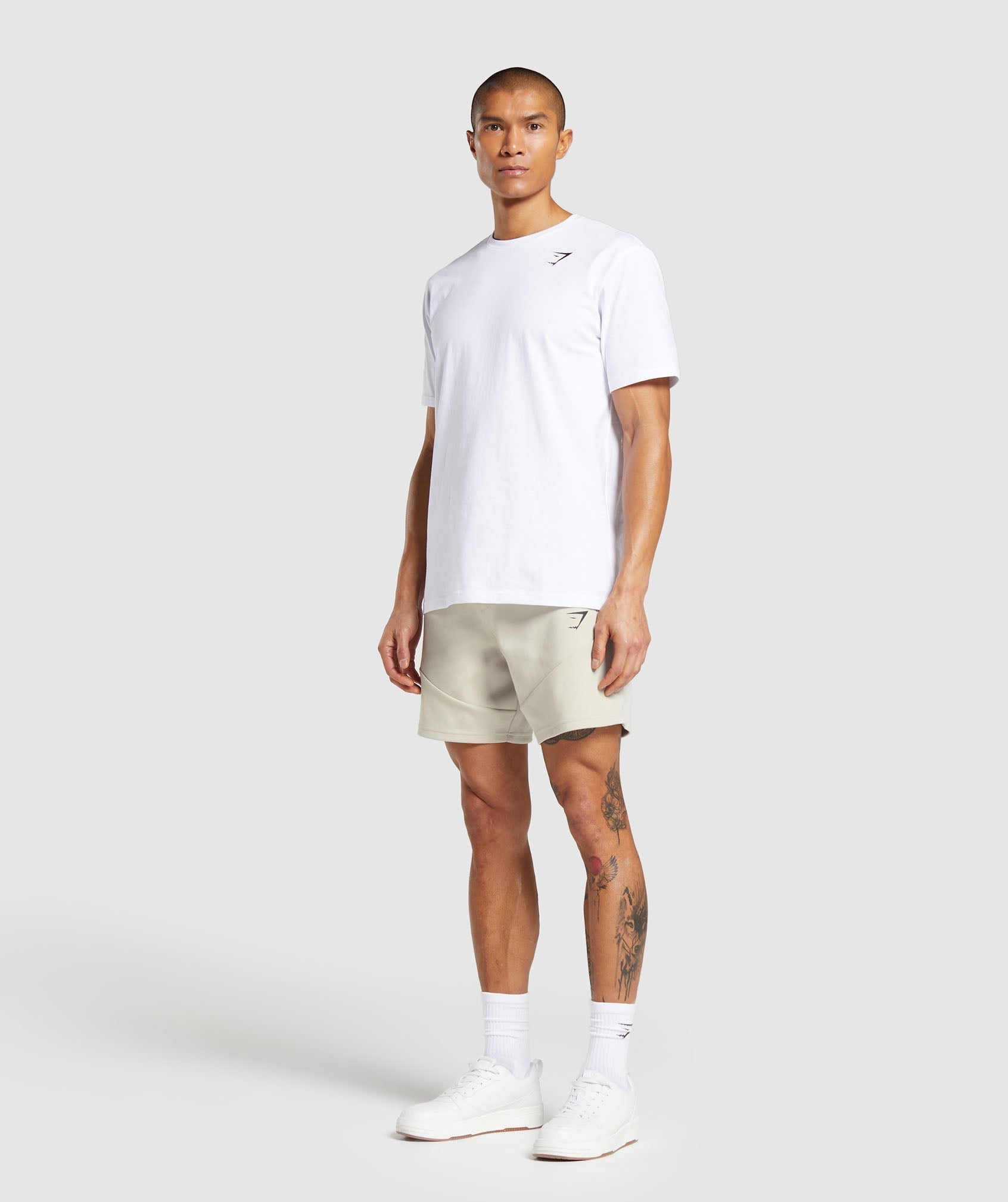 Interlock Tech 6" Shorts Pebble Grey
