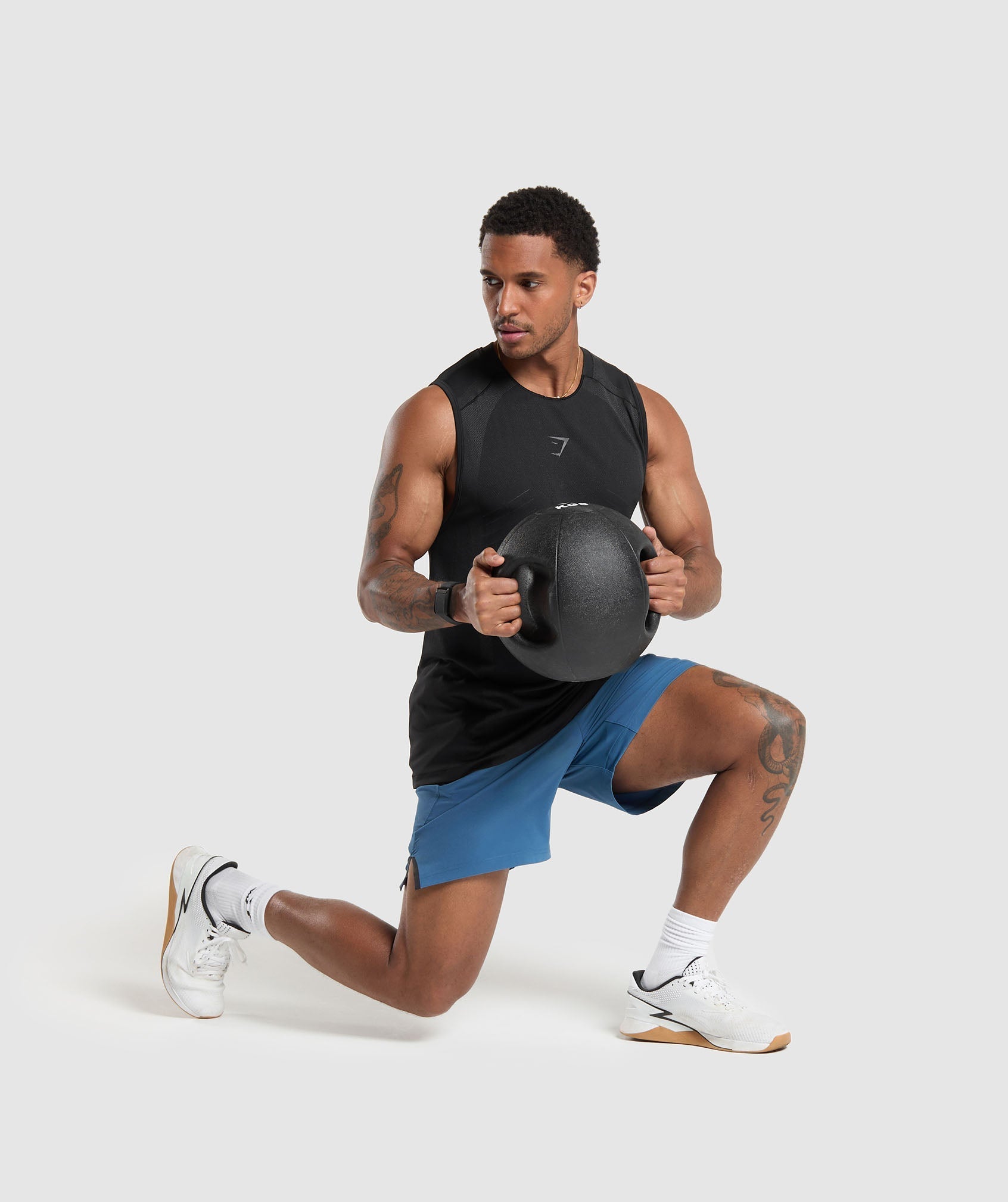 Apex 7" Hybrid Shorts Utility Blue