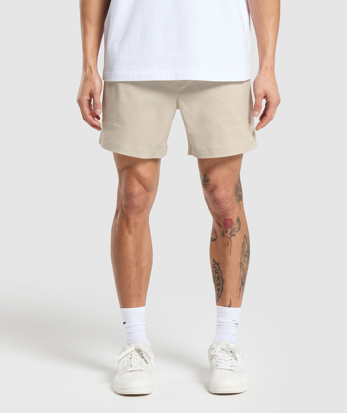 Rest Day Woven Shorts Pebble Grey