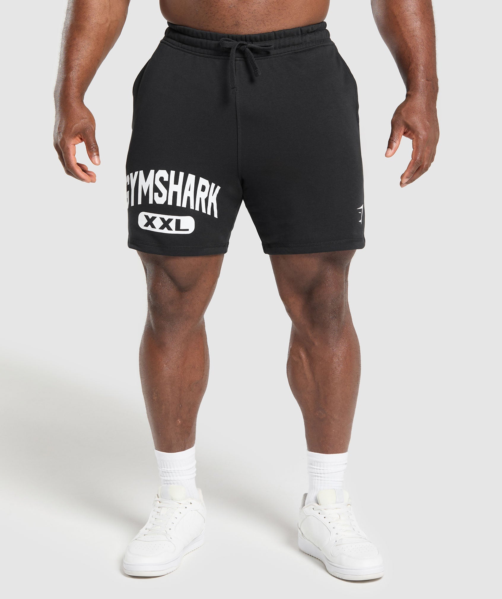 XXL Graphic Shorts Black