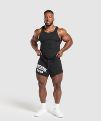 XXL Graphic Shorts Black