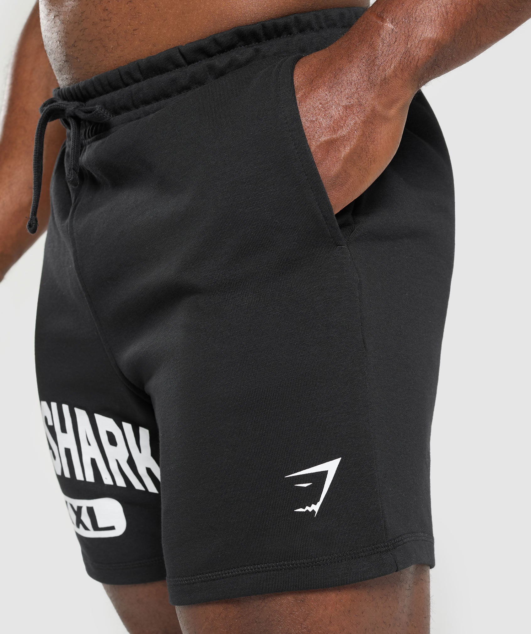 XXL Graphic Shorts Black