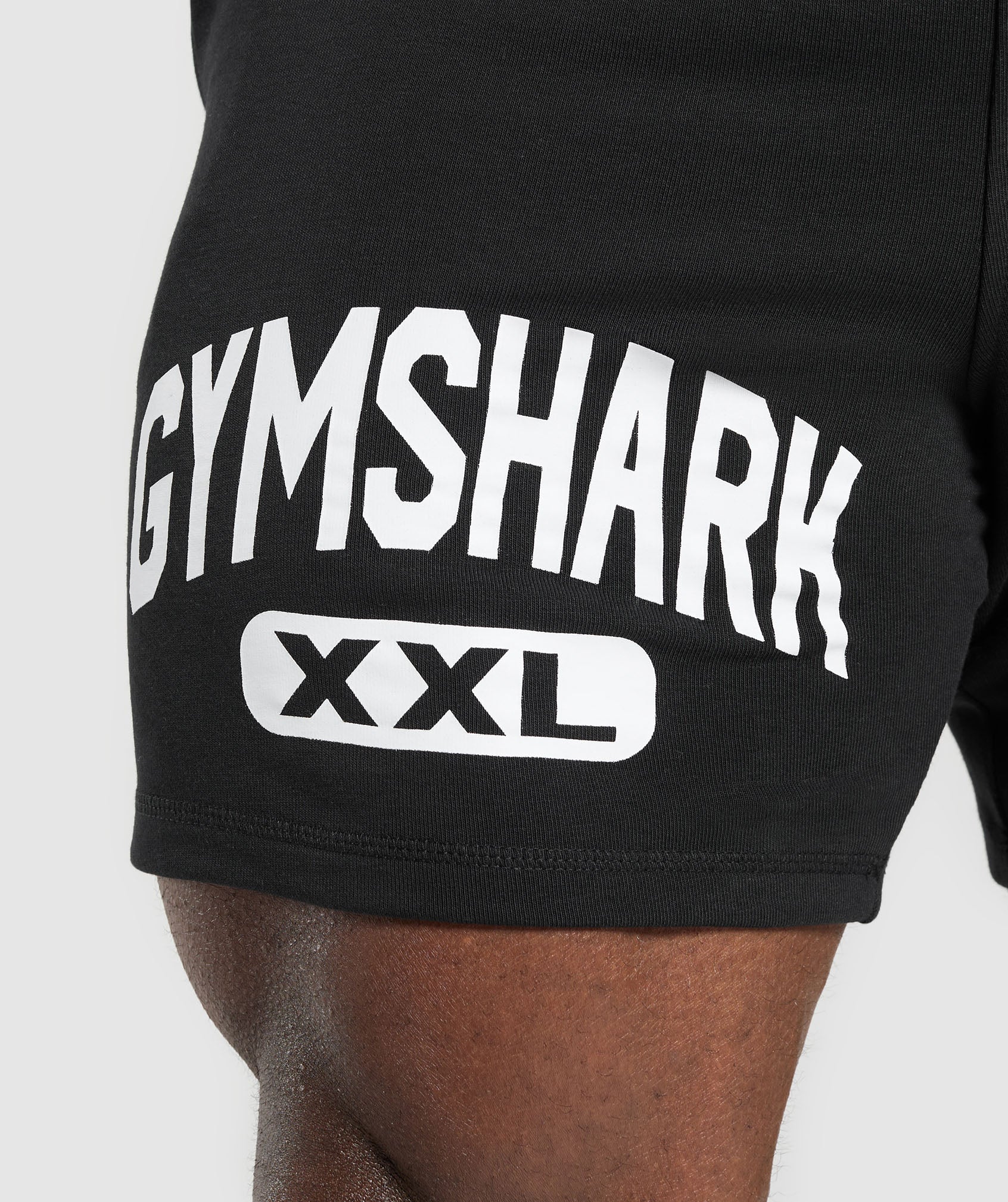 XXL Graphic Shorts Black