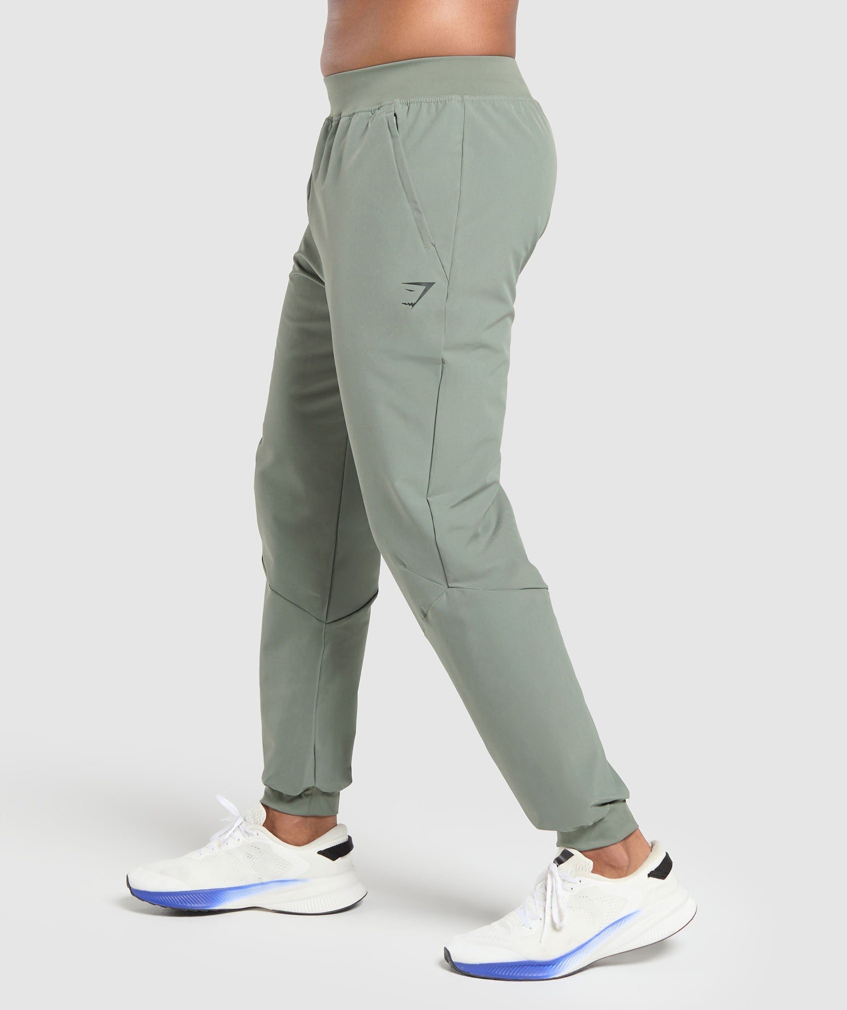 Ease Woven Joggers Unit Green