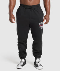 Trophy Graphic Joggers Black