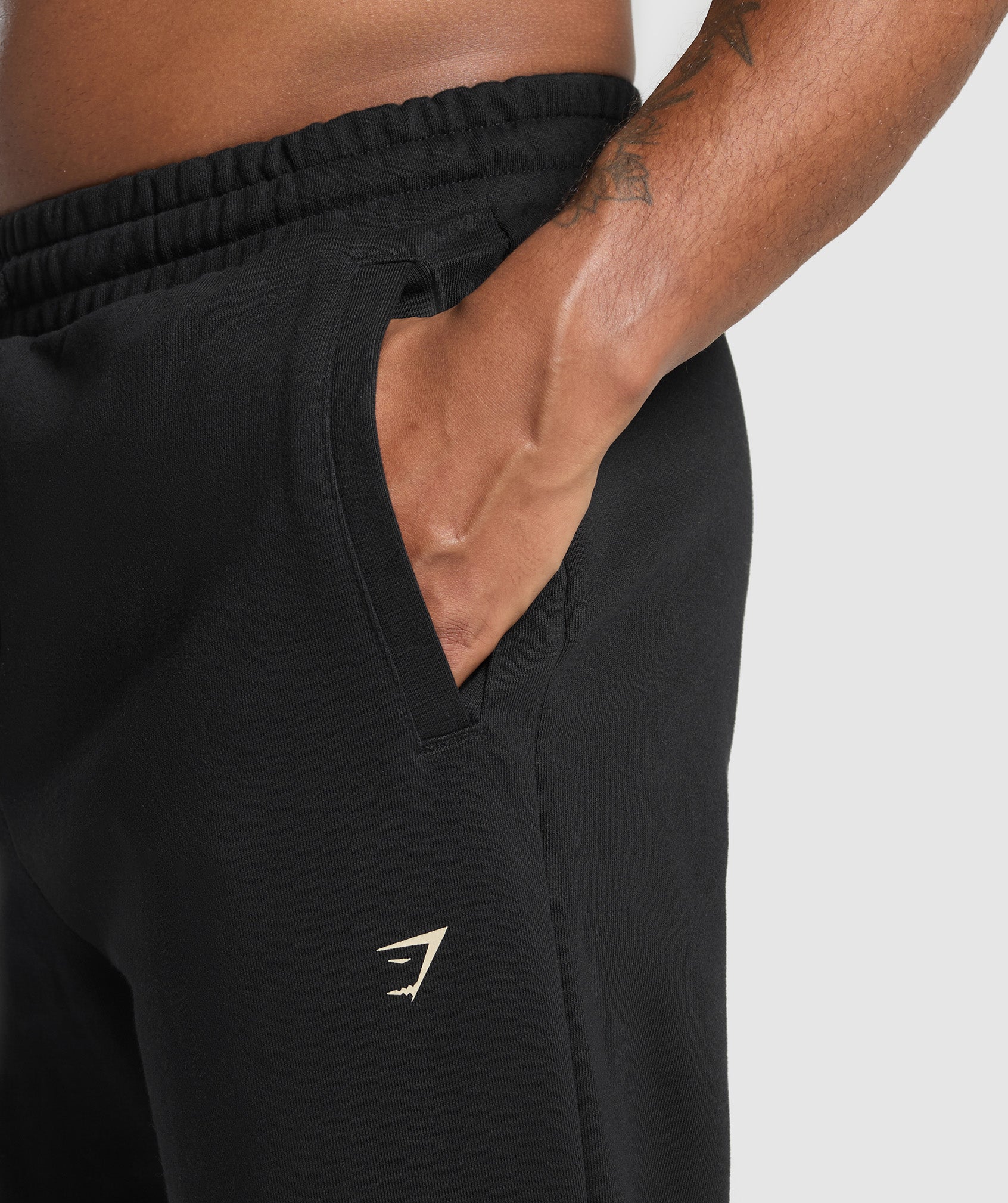 Running Graphic Joggers Black
