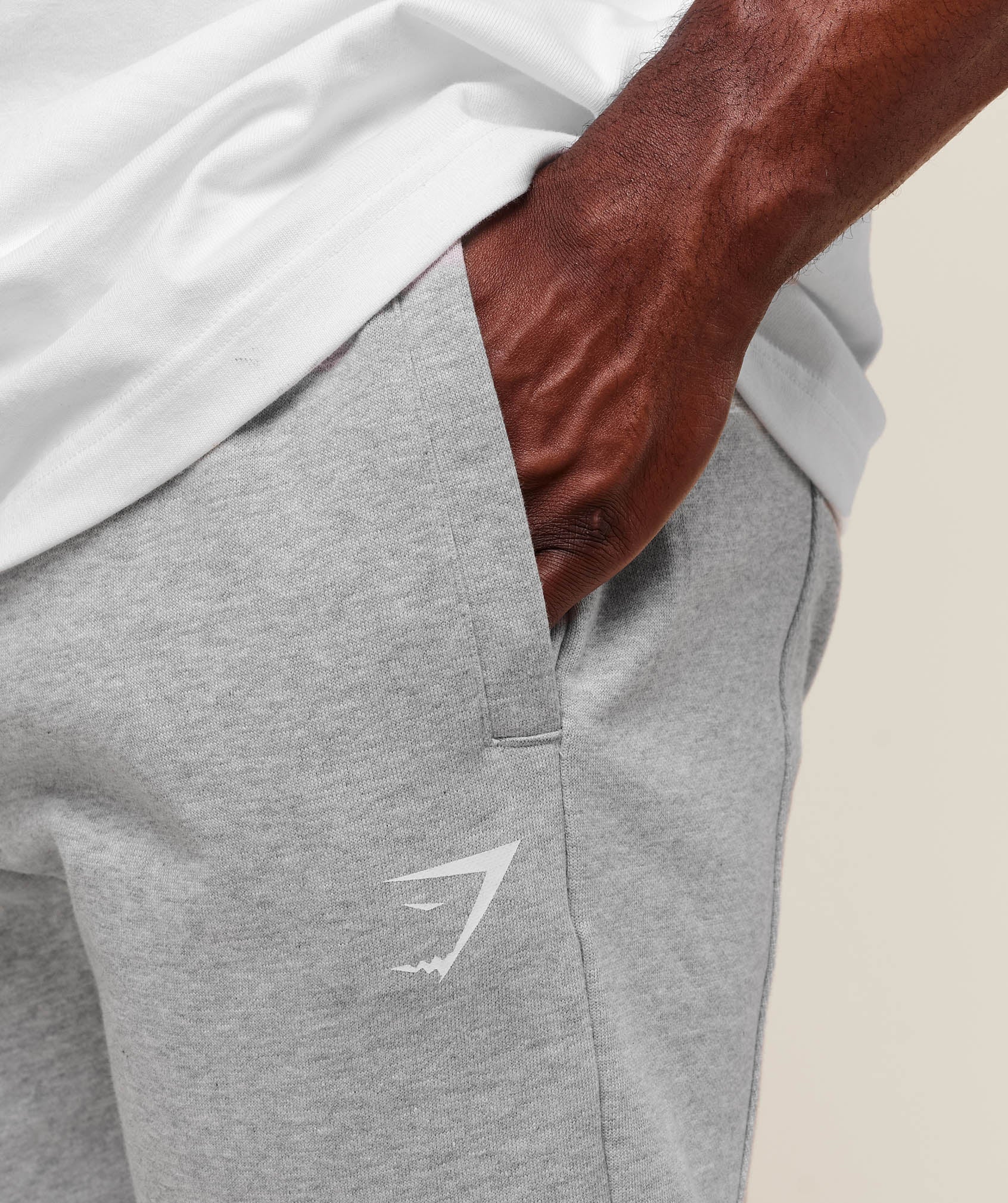 Power Joggers Light Grey Core Marl