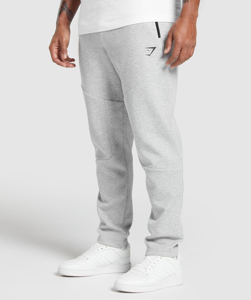 Interlock Tech Joggers Light Grey Core Marl