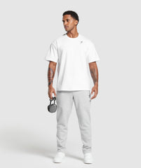 Interlock Tech Joggers Light Grey Core Marl