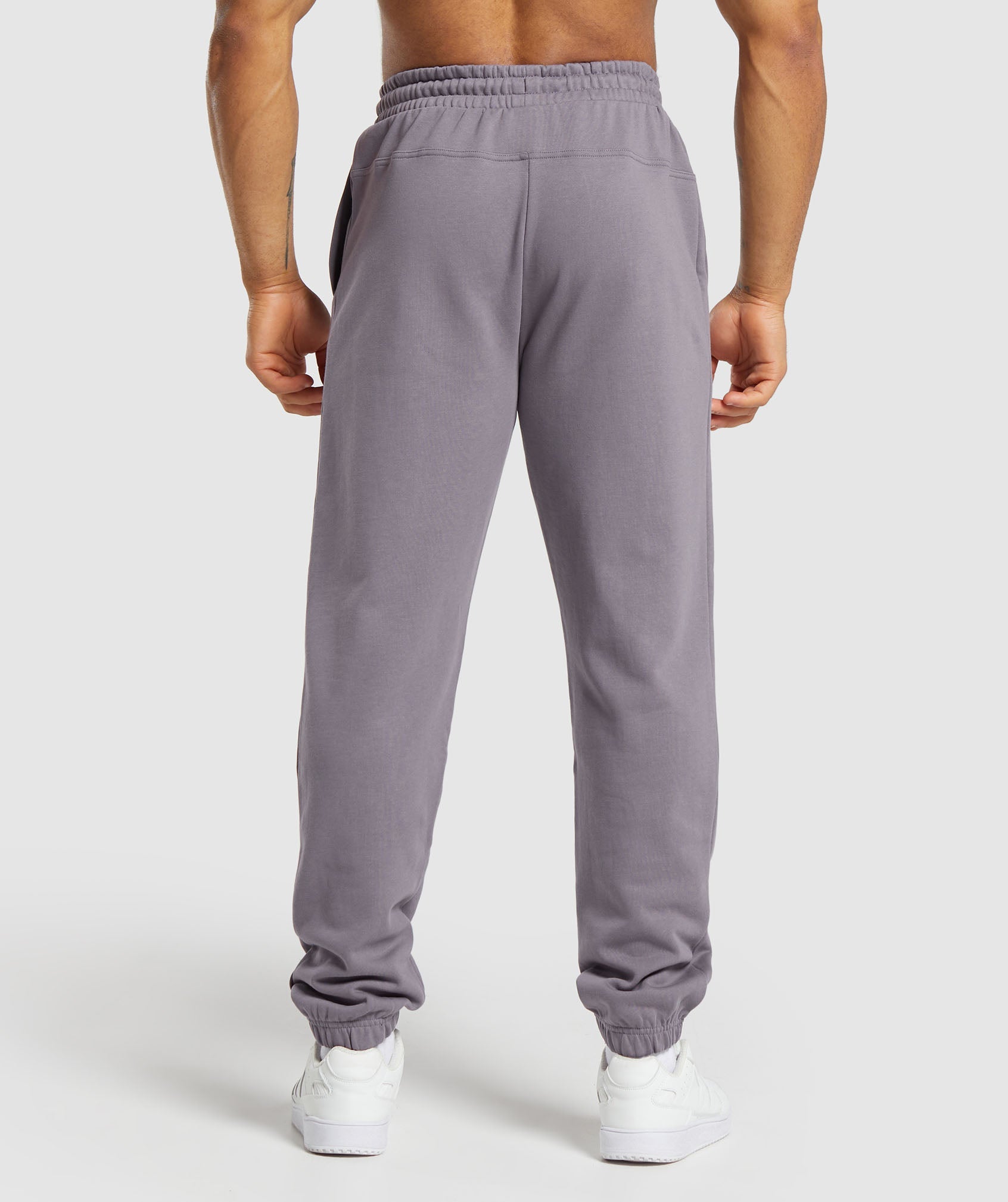 Global Lifting Oversized Essential Joggers Fog Purple