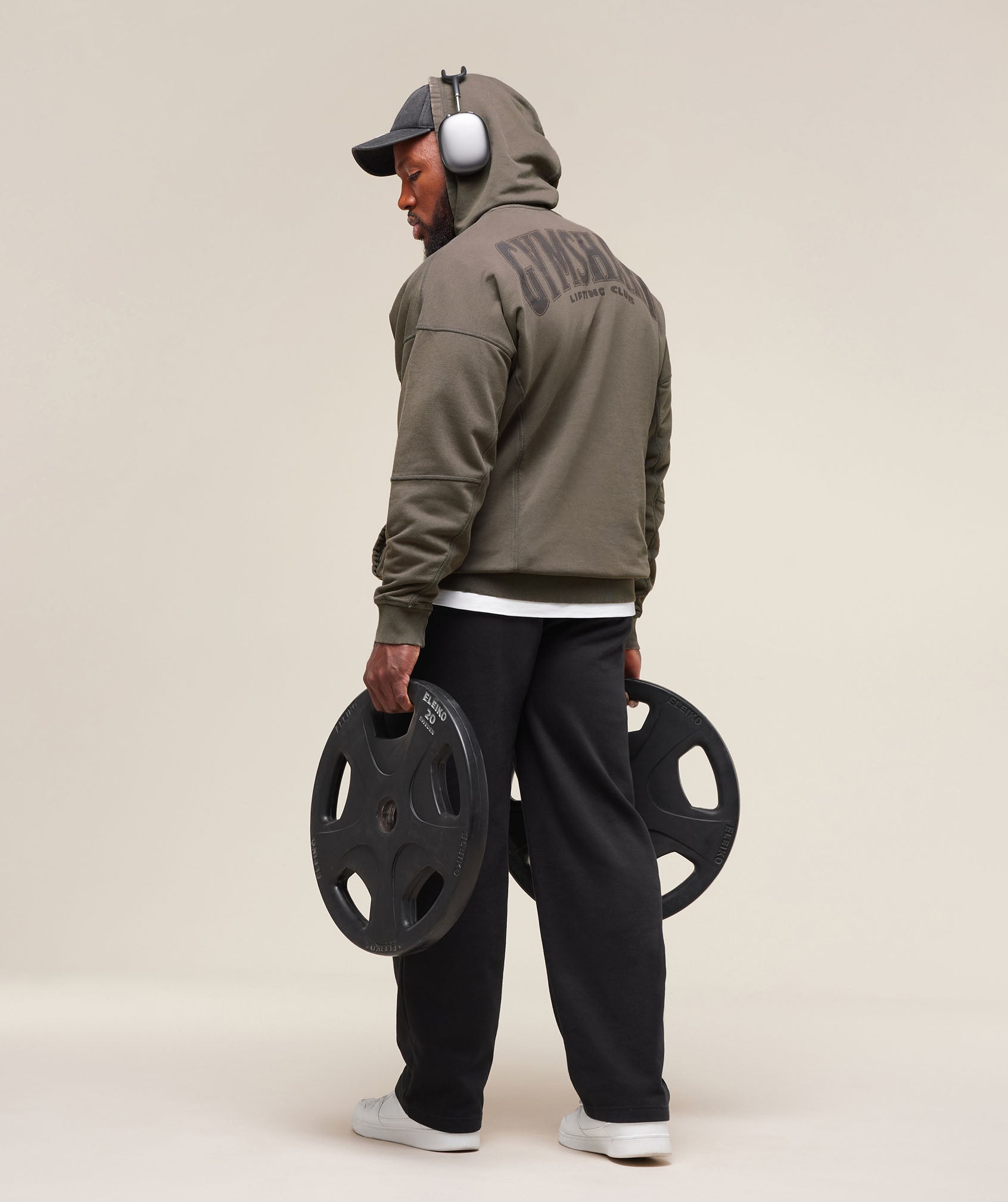 Heritage Washed Hoodie Strength Green