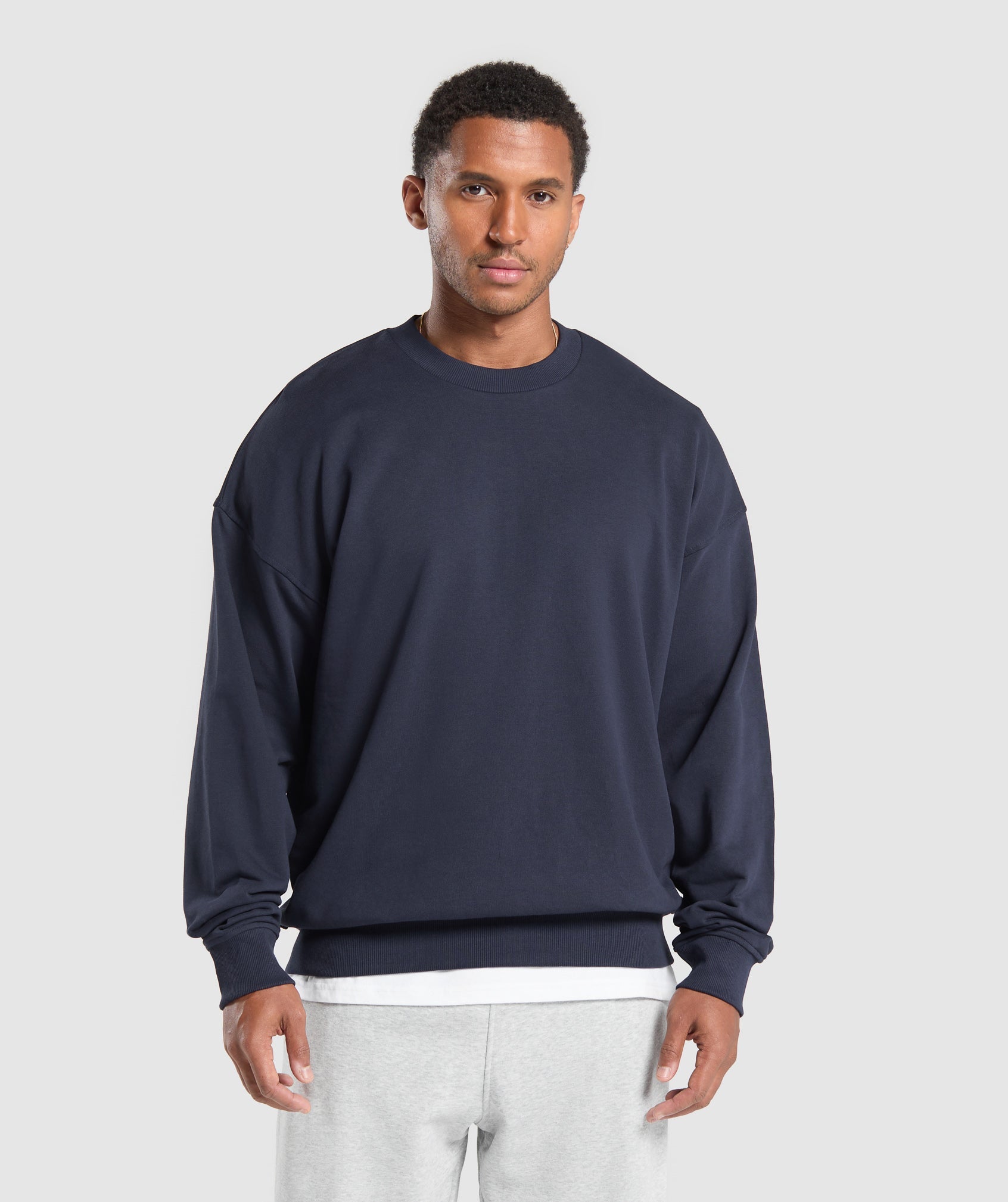 Rest Day Essentials Crew Heavy Blue