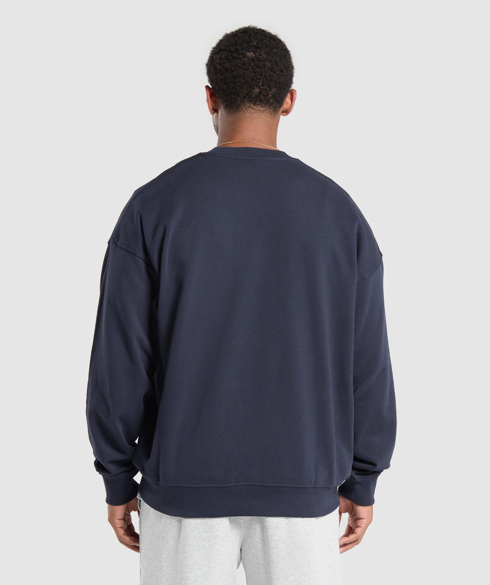 Rest Day Essentials Crew Heavy Blue
