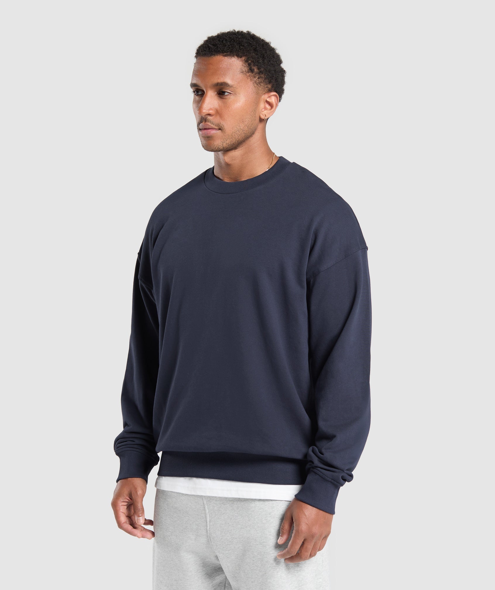 Rest Day Essentials Crew Heavy Blue