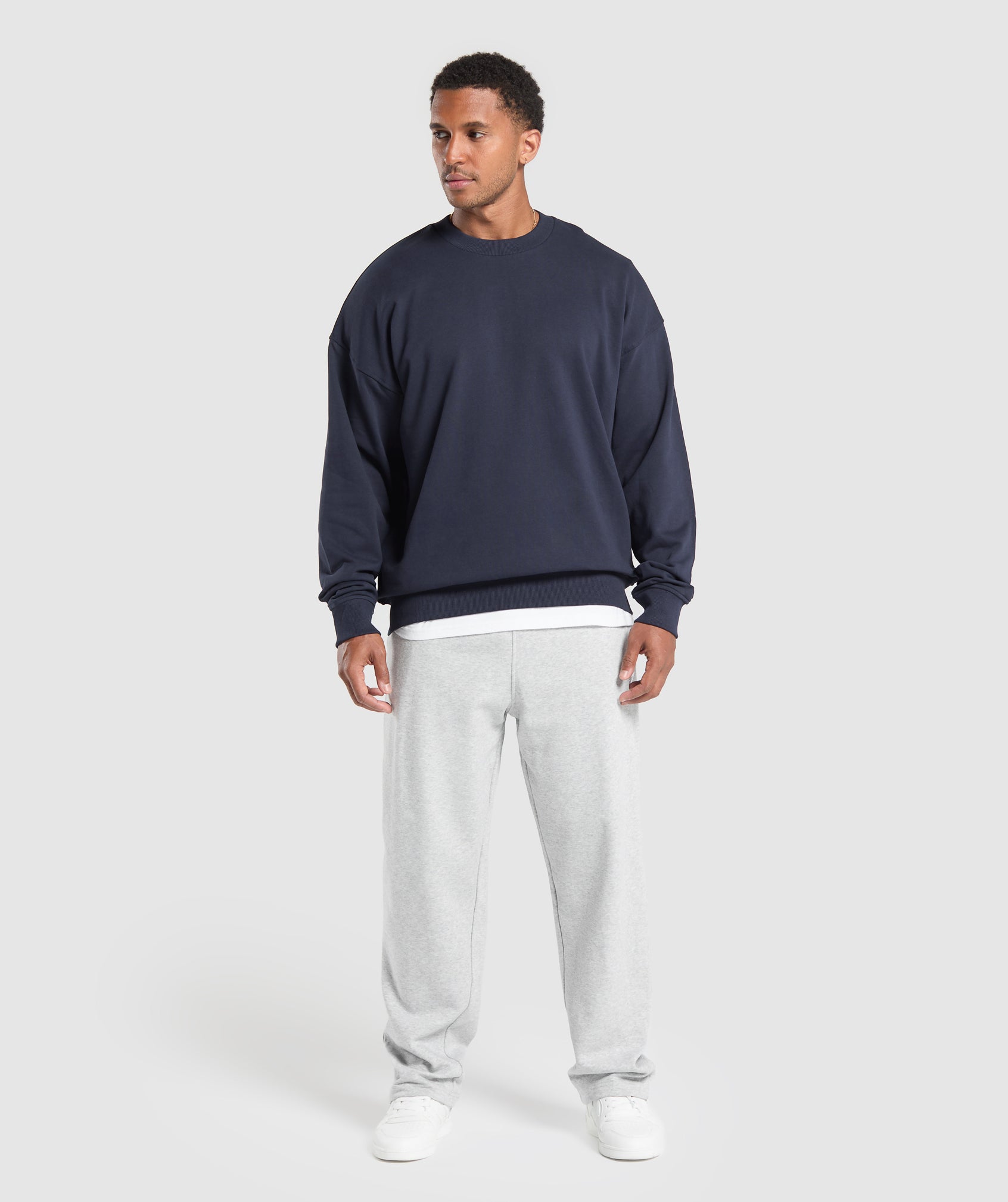 Rest Day Essentials Crew Heavy Blue