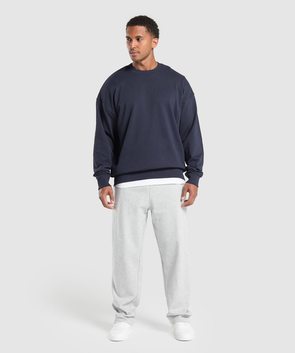 Rest Day Essentials Crew Heavy Blue