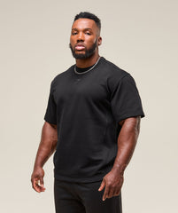 Power Short Sleeve Crew Black
