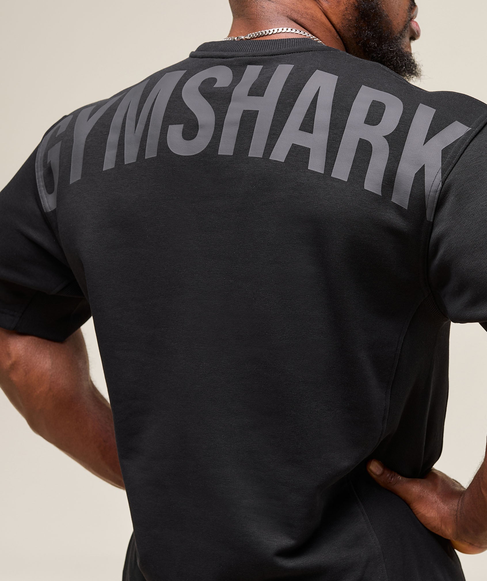 Power Short Sleeve Crew Black