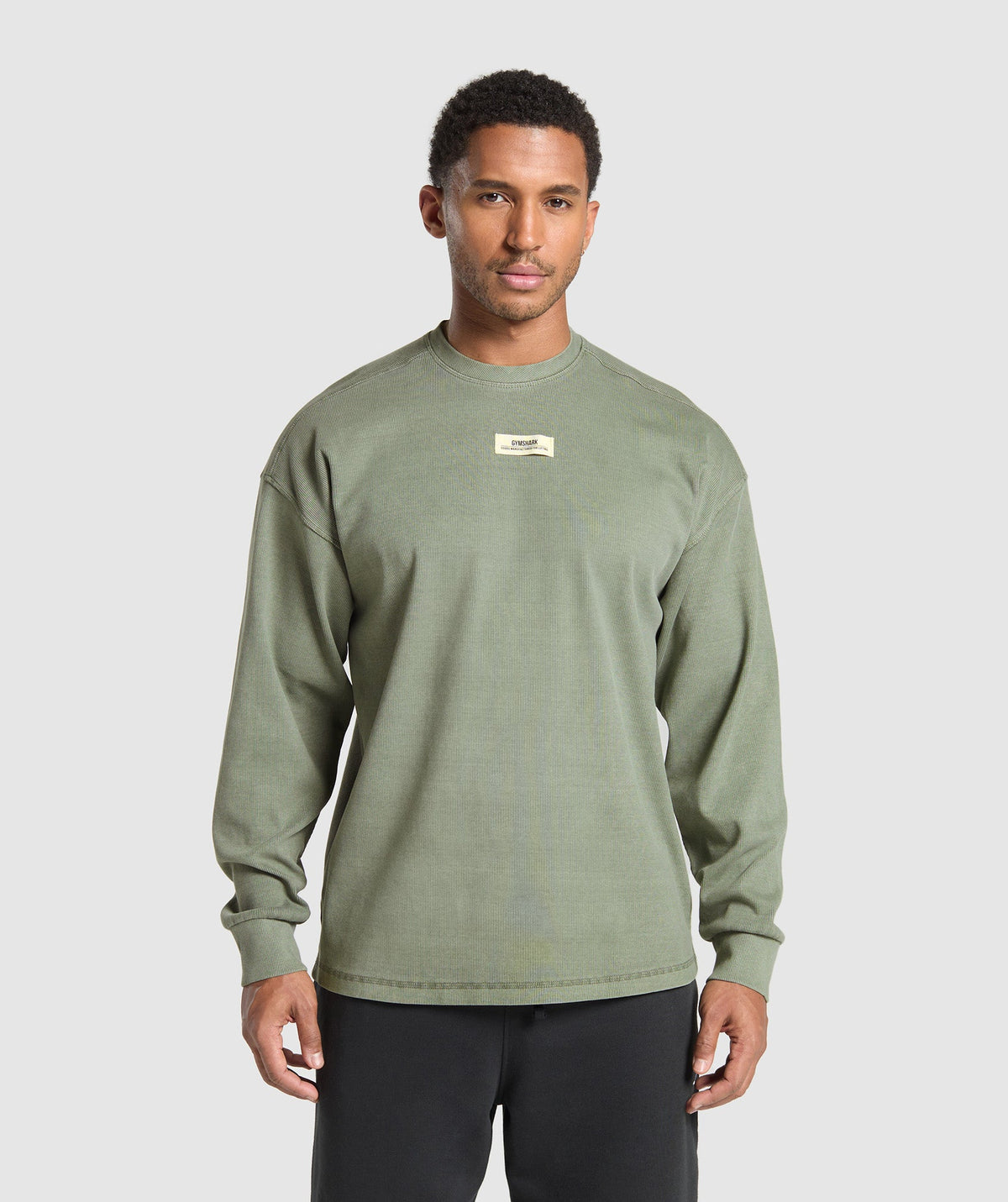 Heavyweight Rib Crew Unit Green