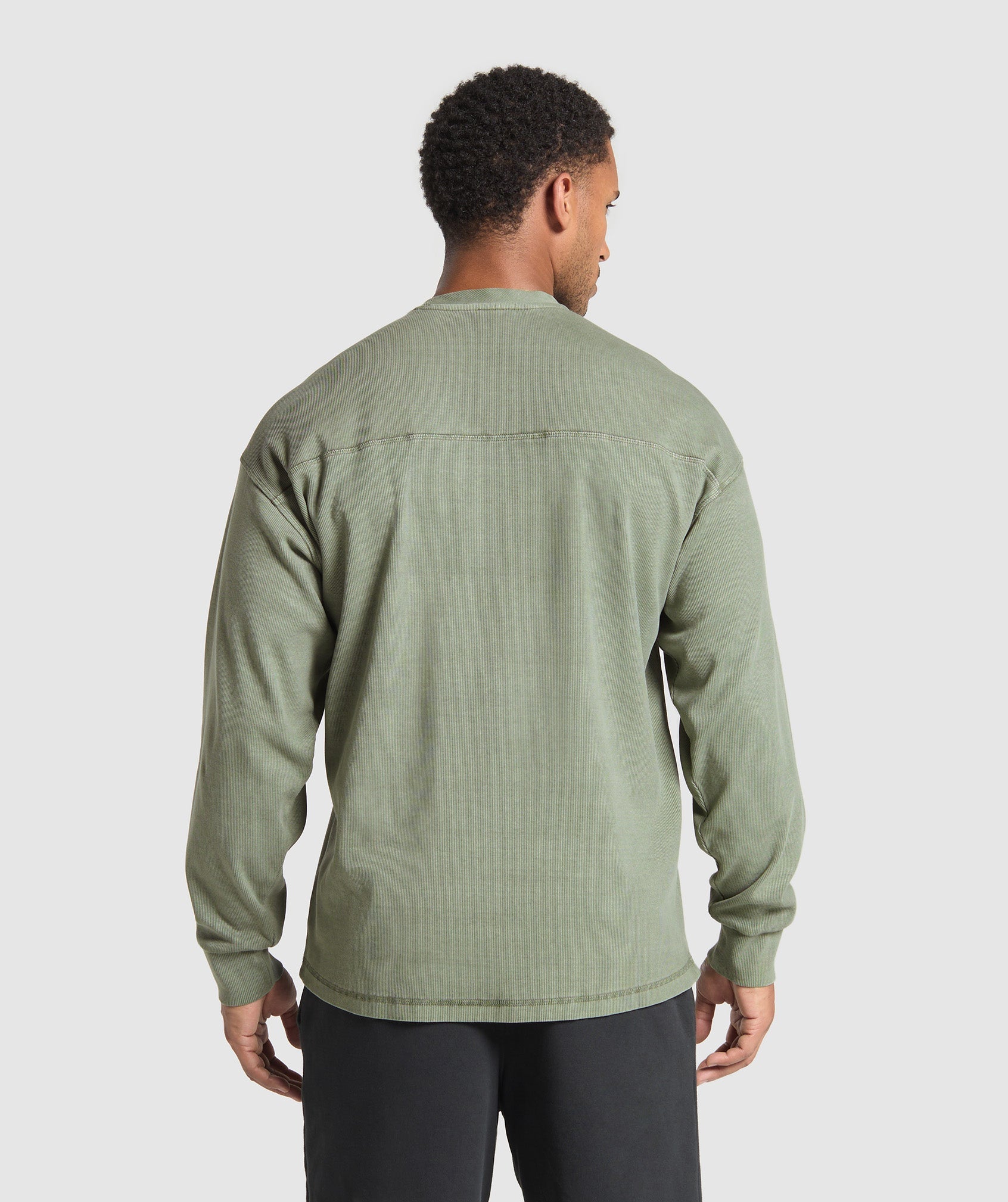 Heavyweight Rib Crew Unit Green