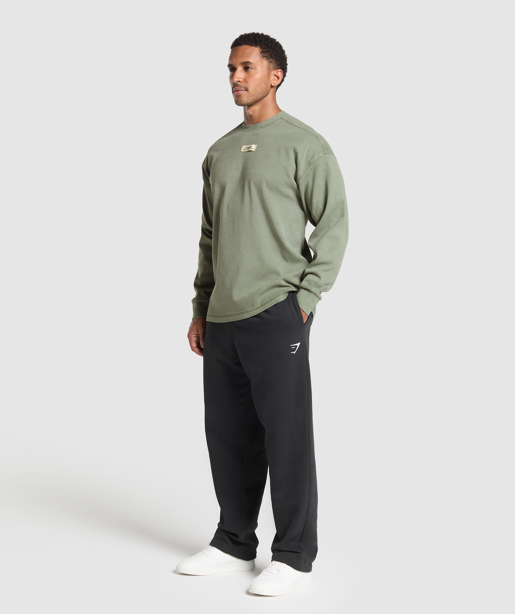 Heavyweight Rib Crew Unit Green