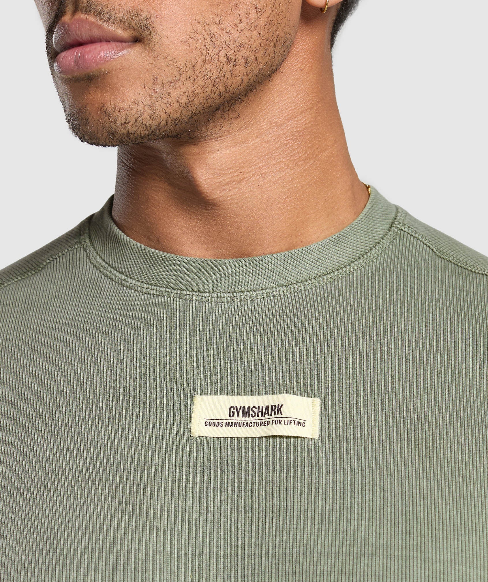 Heavyweight Rib Crew Unit Green