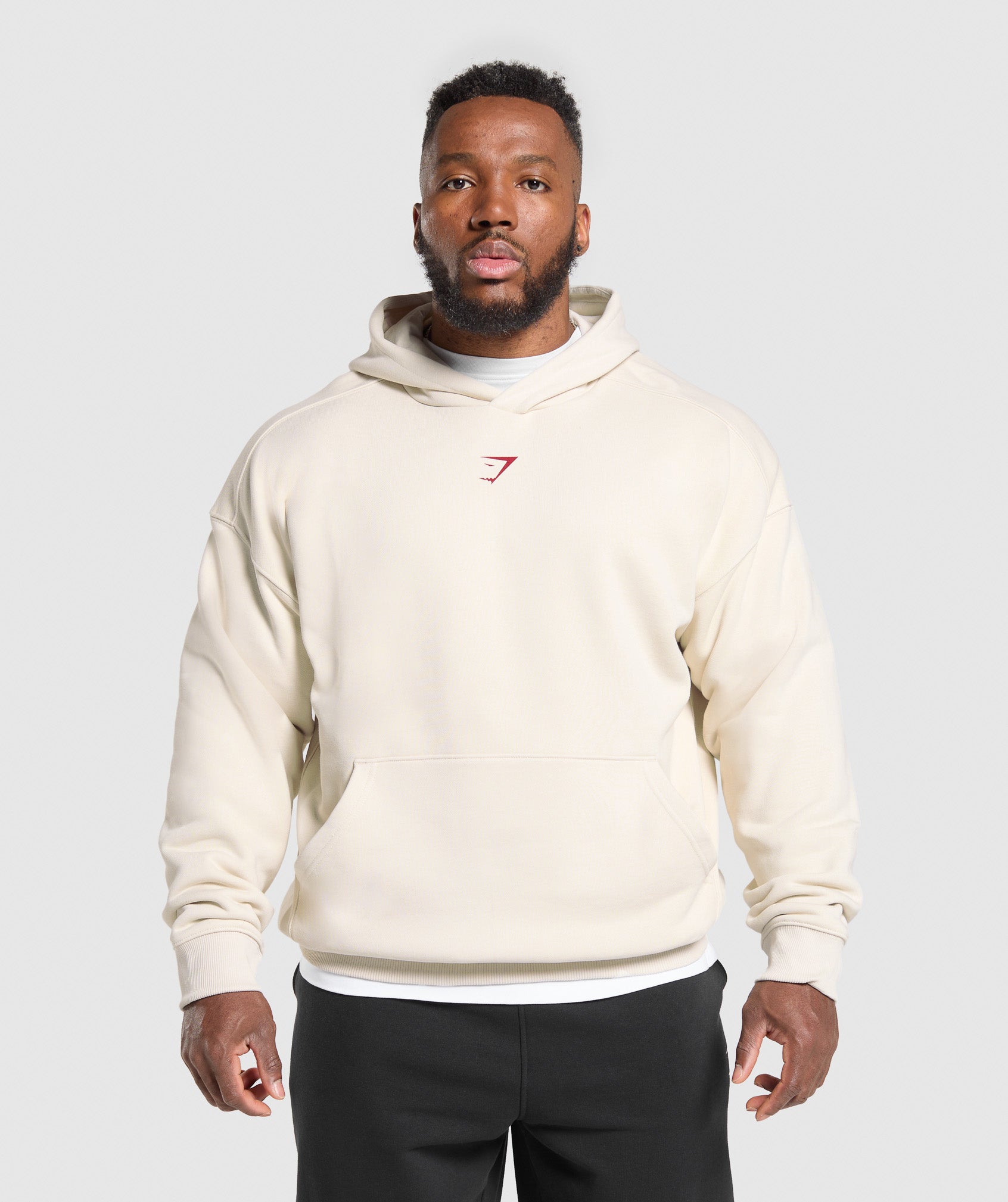 Lifting Club Hoodie Oat White