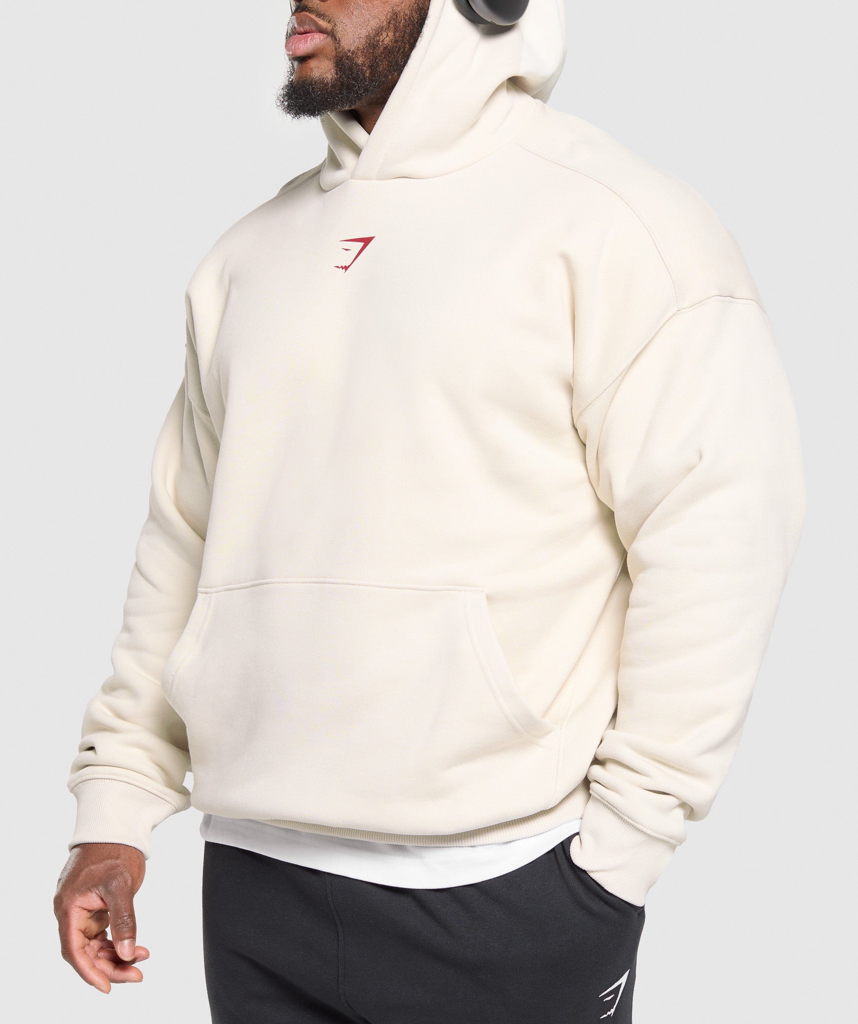 Lifting Club Hoodie Oat White