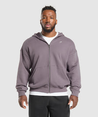 Doberman Graphic Hoodie Brushed Purple